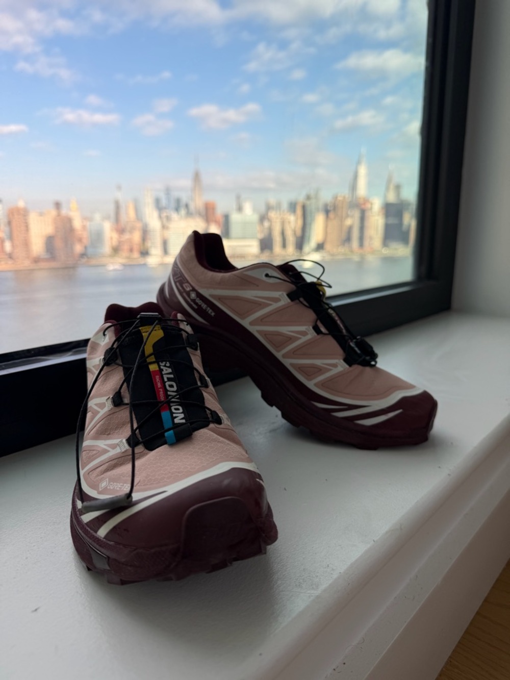 Salomon Women’s Trail Shoes — Pink & Burgundy